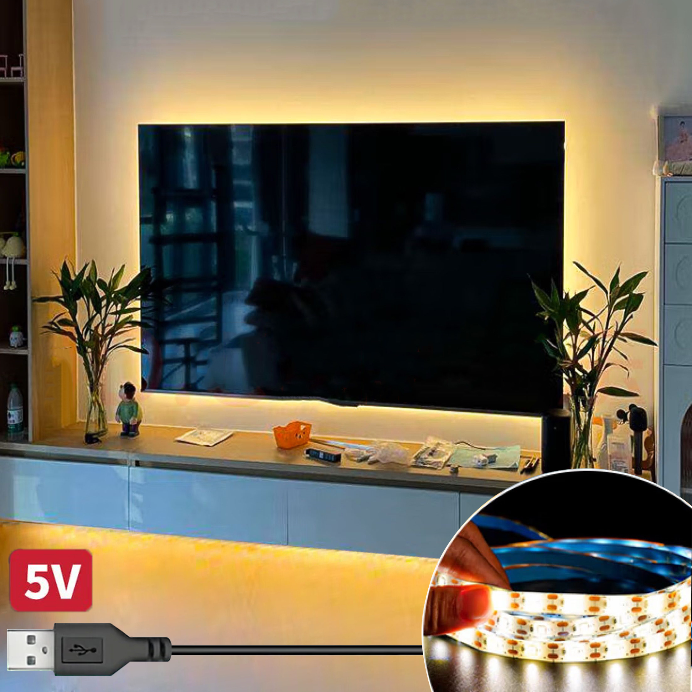 Gaming Accessories Wall - DC 5V USB LED Lights Strips
