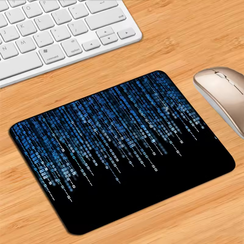 Gaming Accessories For Your Desk - Leather Mause Pad Gamer Rug Matrix
