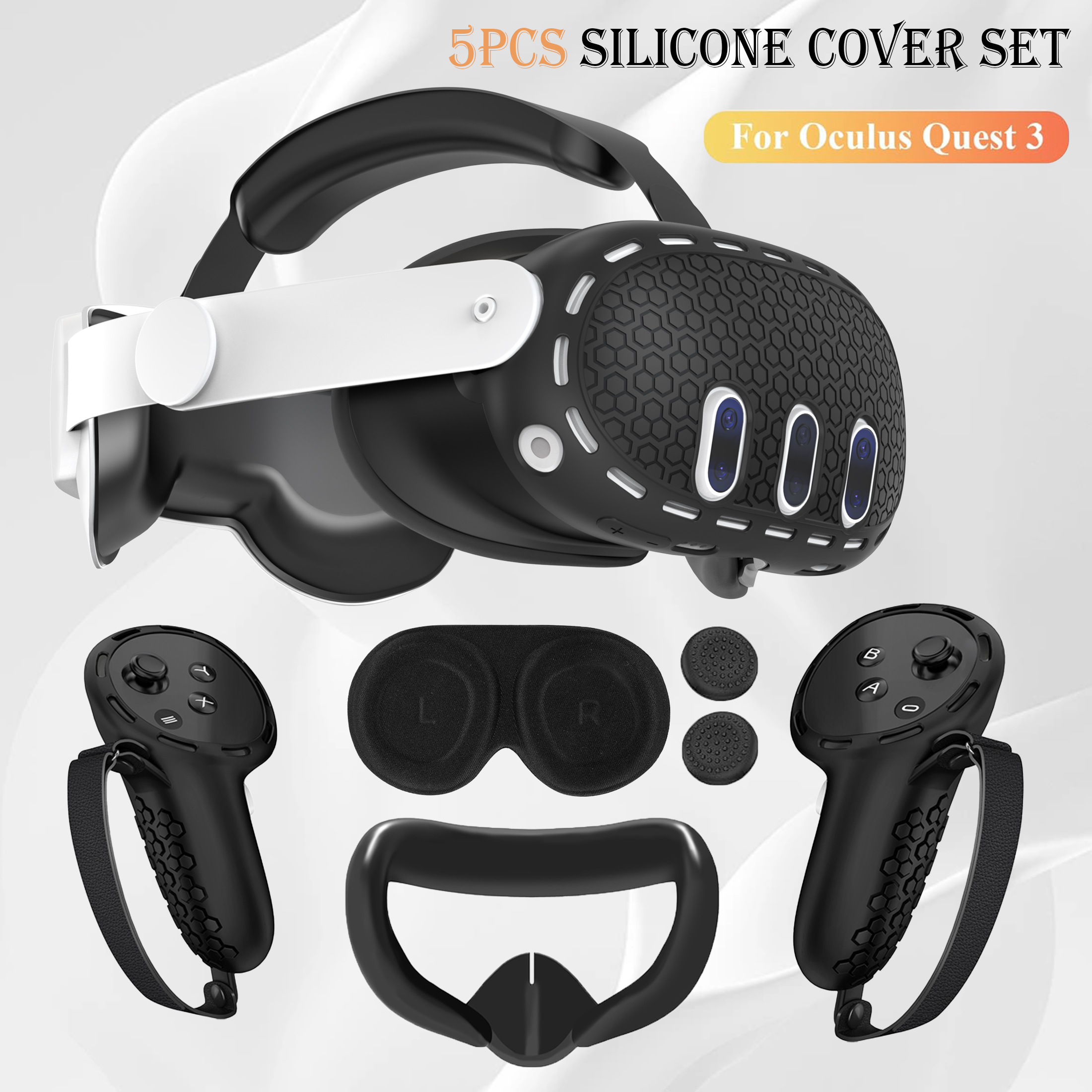 Controller Grip Cover - VR Accessories for Meta Quest 3,