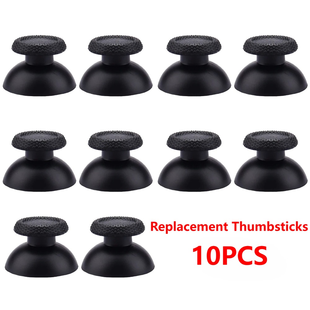 Controller Grip Cover - 10pcs Replacement Thumbsticks for PS5 PS4