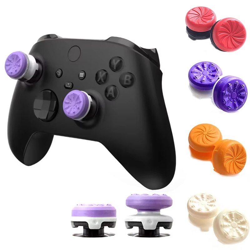 Controller Grip Cover - 2pcs Video Games Silicone Controller Thumb
