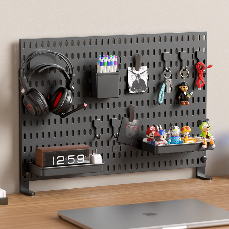 Gaming Accessories Monitor - Freestanding Gaming Pegboard for Desk, DIY