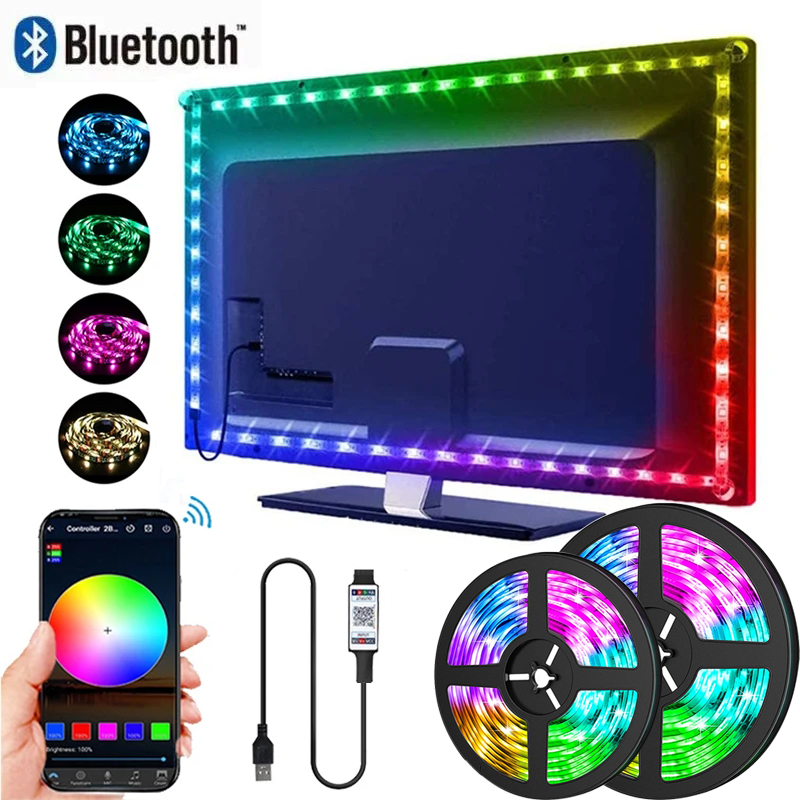 Gaming Accessories Wall - RGB 5050 LED Strip Lights Remote