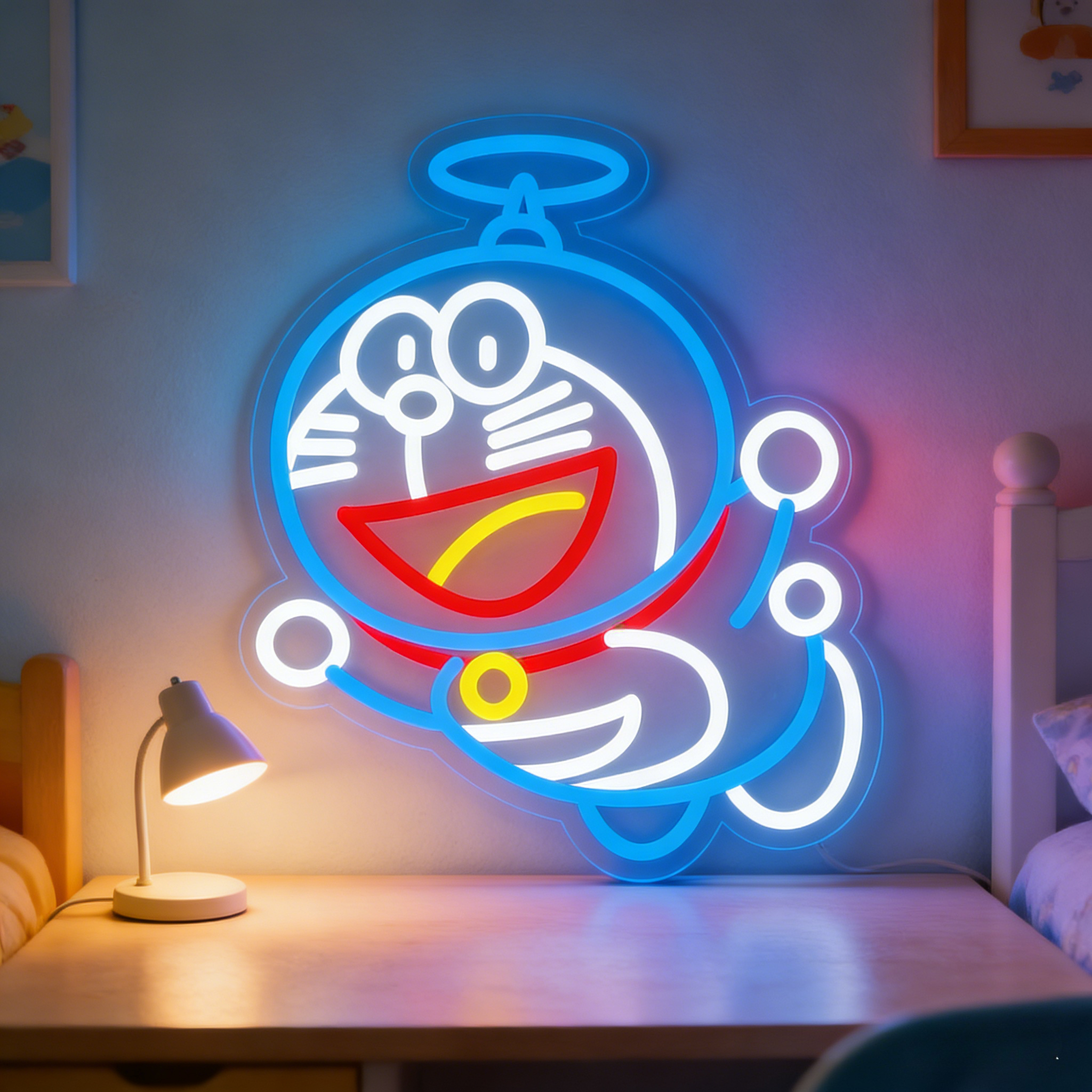 Gaming Accessories Wall - Doraemon Neon Sign LED USB Dimmable