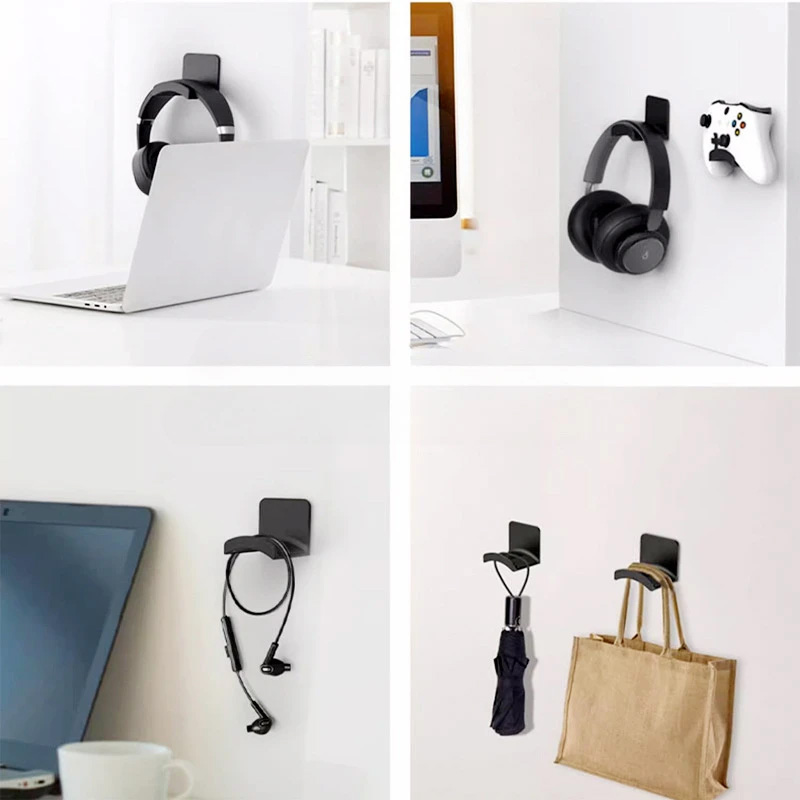 4Pcs Black Adhesive Headphone  - Gaming Headphone Accessories 리뷰 및 가격