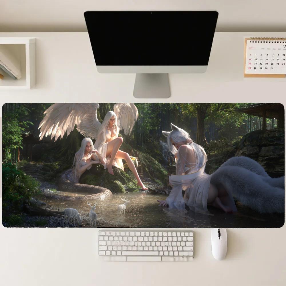 Forest girl Gaming Mats Extend - Gaming Accessories Pc Setup 리뷰 및 가격