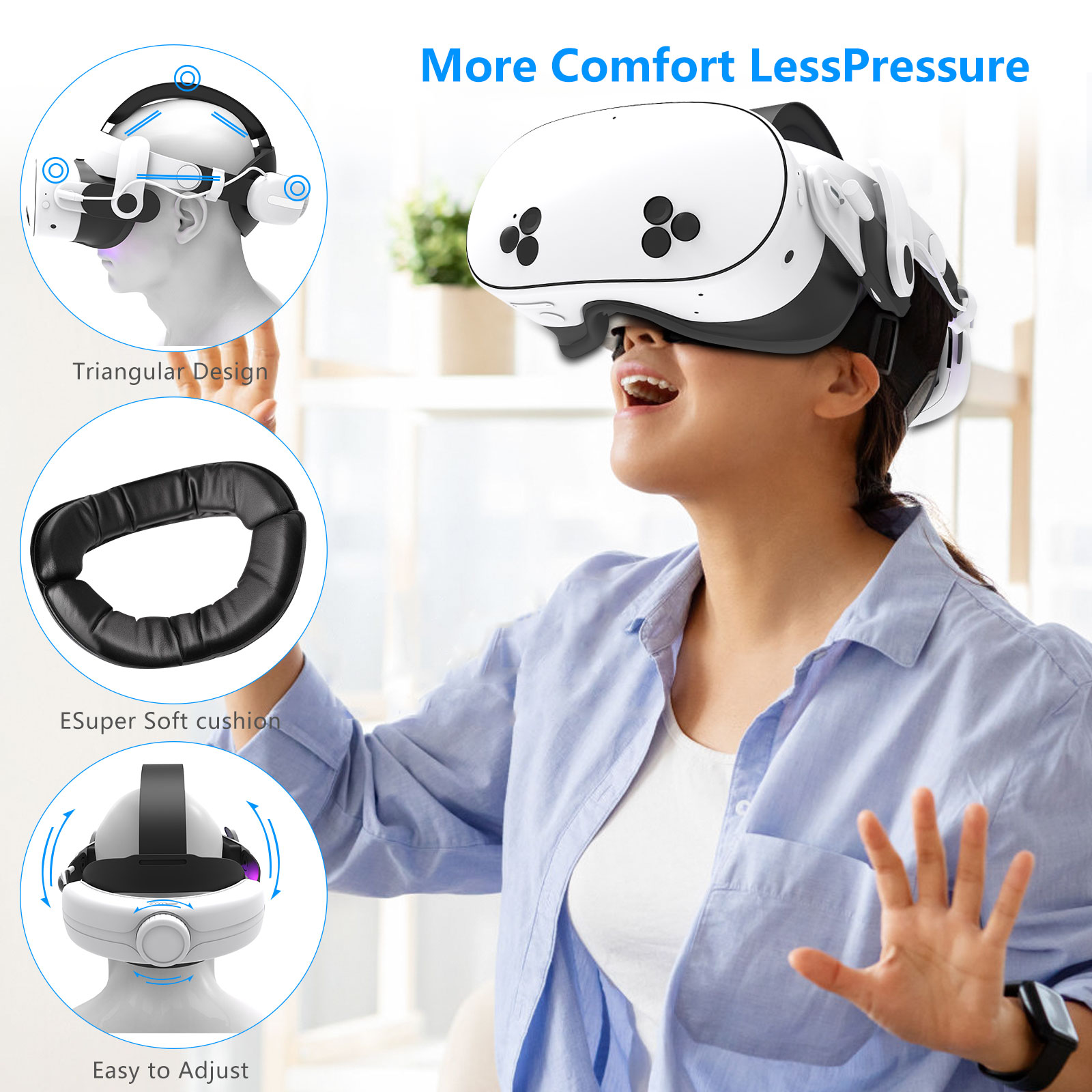 For Quest3S VR Headset 12000mA - Gaming Accessories Vr 리뷰 및 가격