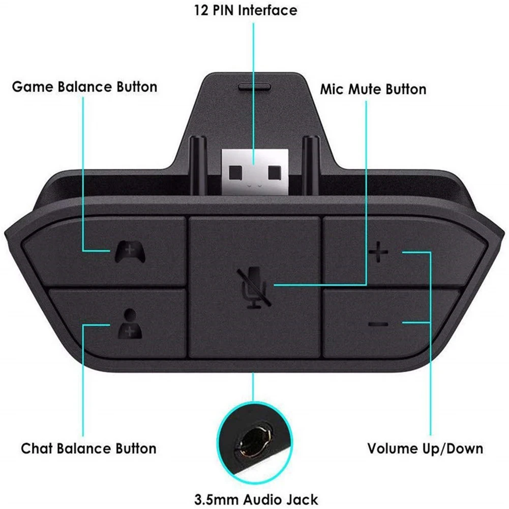 Stereo Headset Adapter for Xbo - Gaming Headphone Accessories 리뷰 및 가격