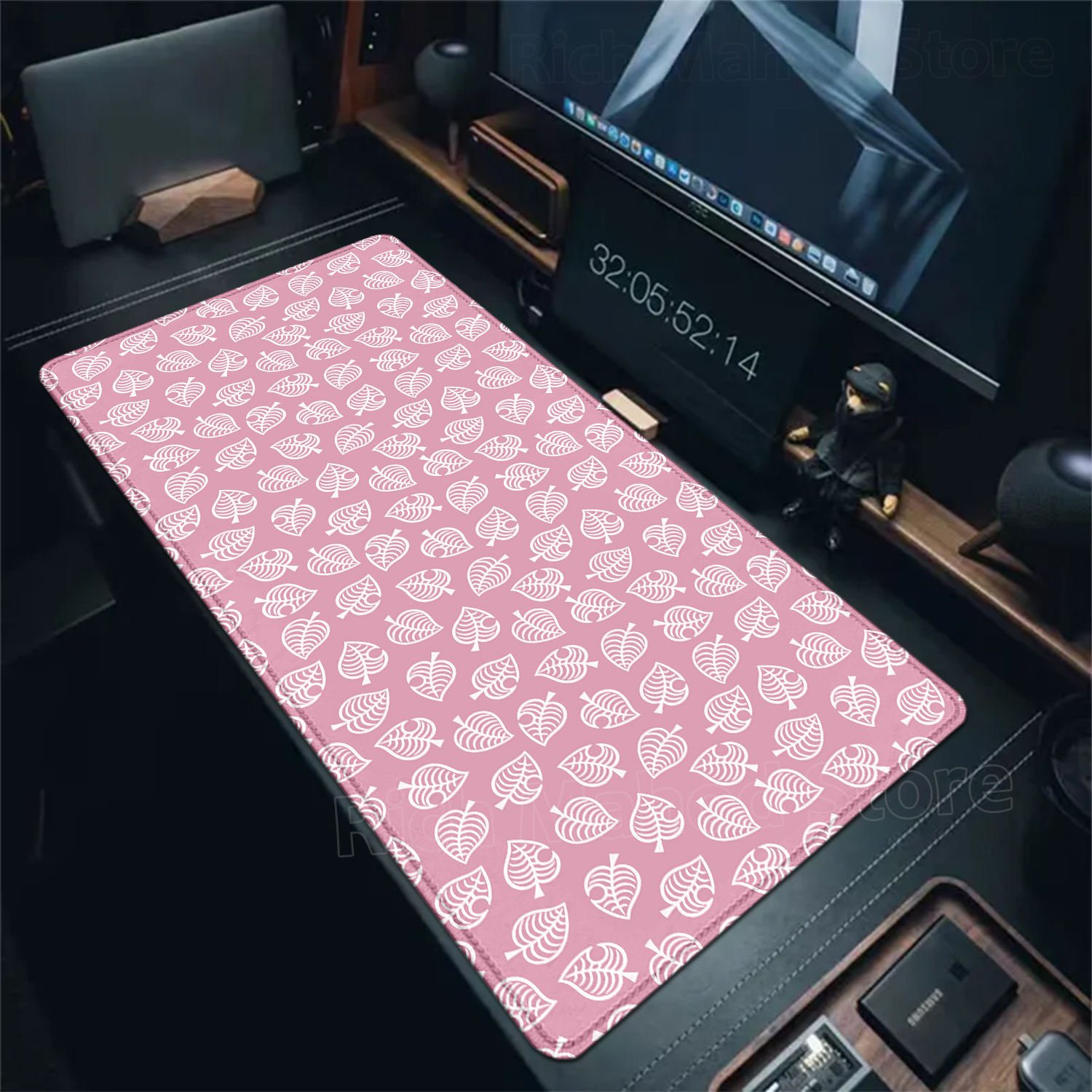 Vintage Floral Green Leaves Mo - Vintage Gaming Accessories 리뷰 및 가격