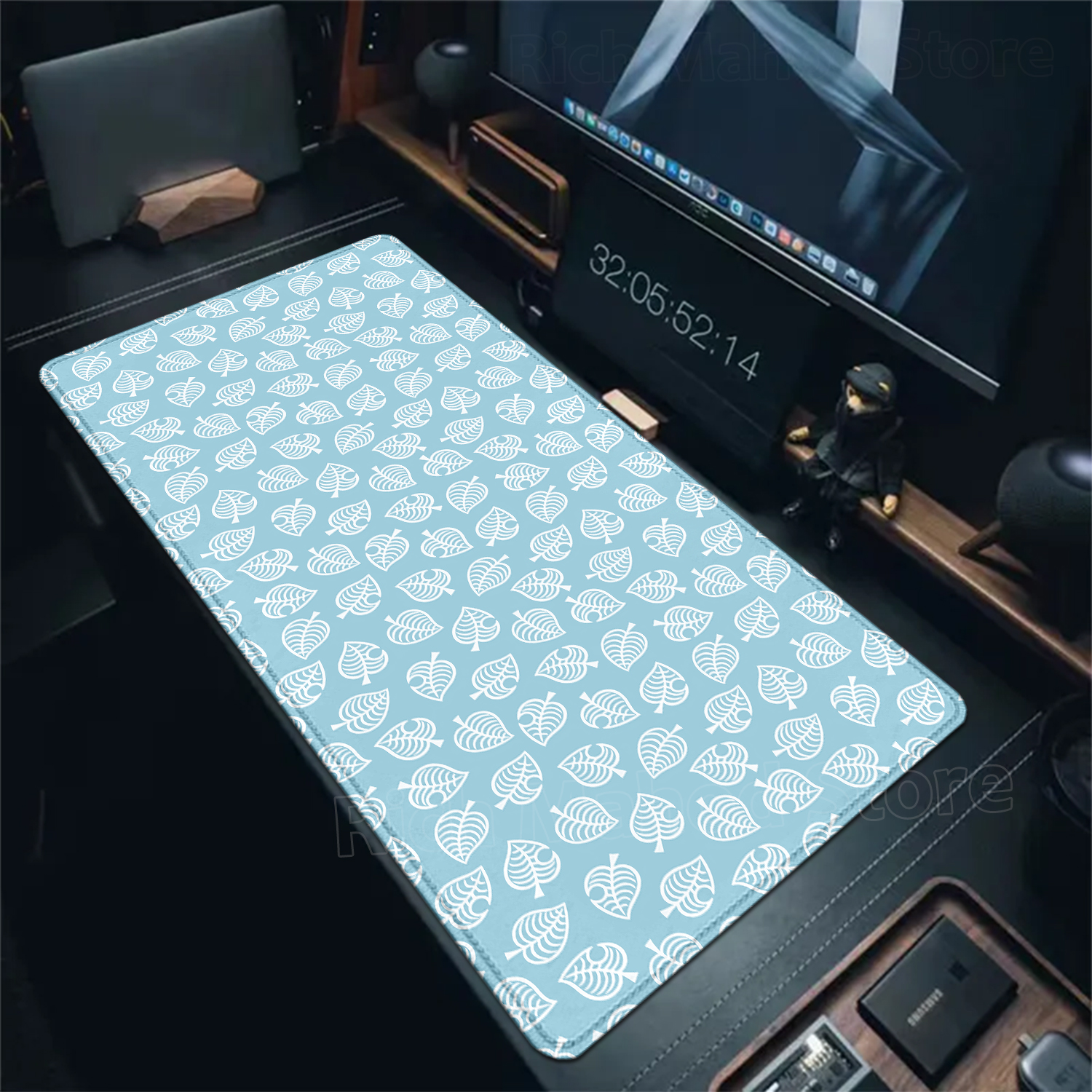 Vintage Floral Green Leaves Mo - Vintage Gaming Accessories 리뷰 및 가격