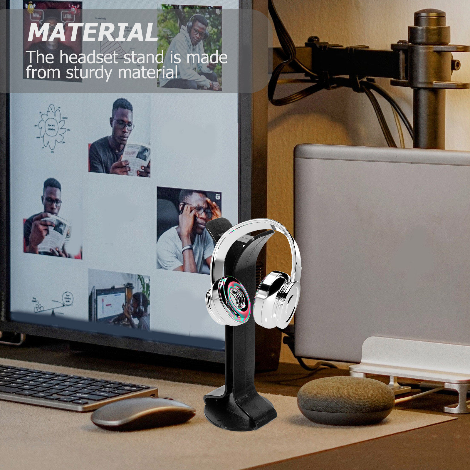 Sturdy Headphone Stand Headset - Gaming Headphone Accessories 리뷰 및 가격