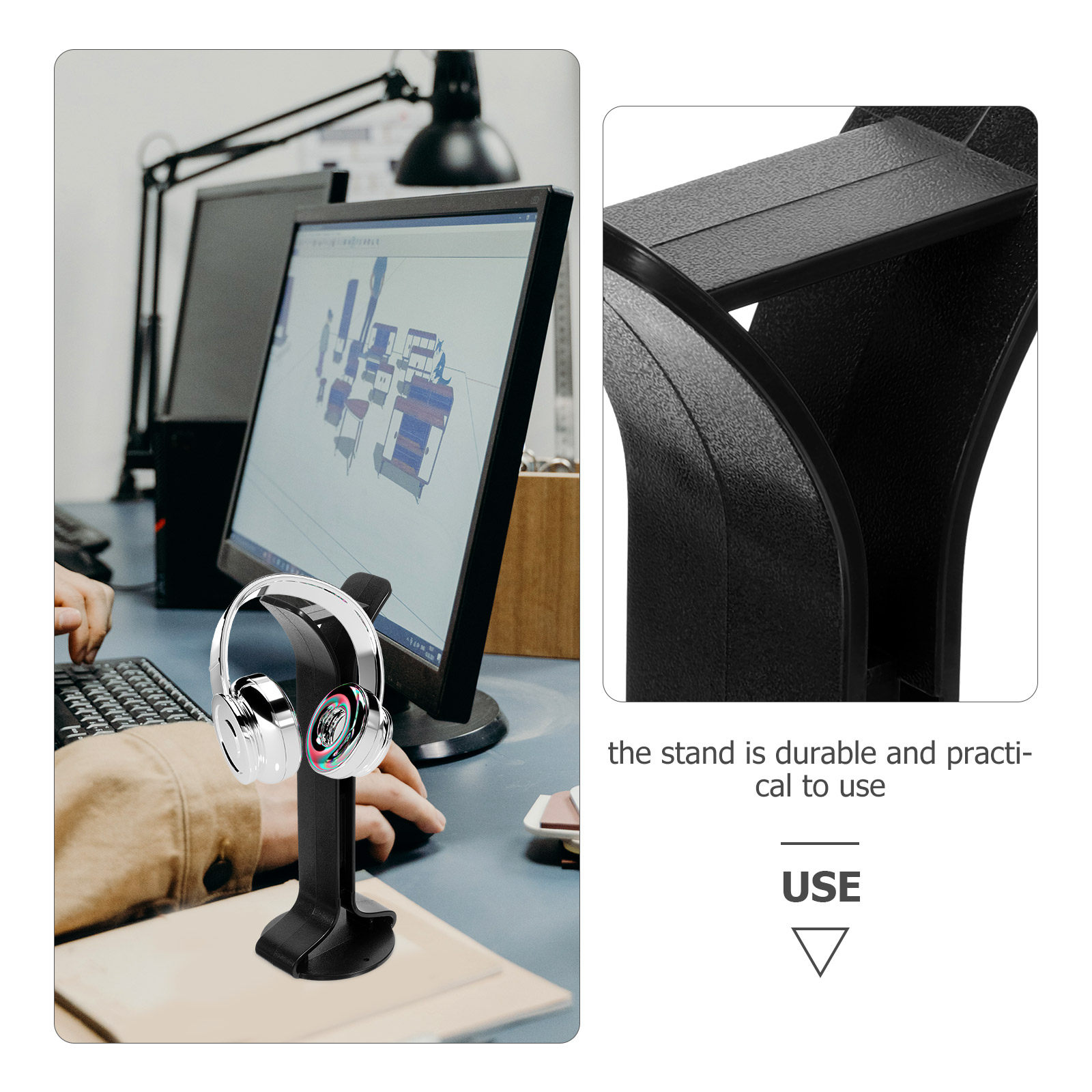 Sturdy Headphone Stand Headset - Gaming Headphone Accessories 리뷰 및 가격