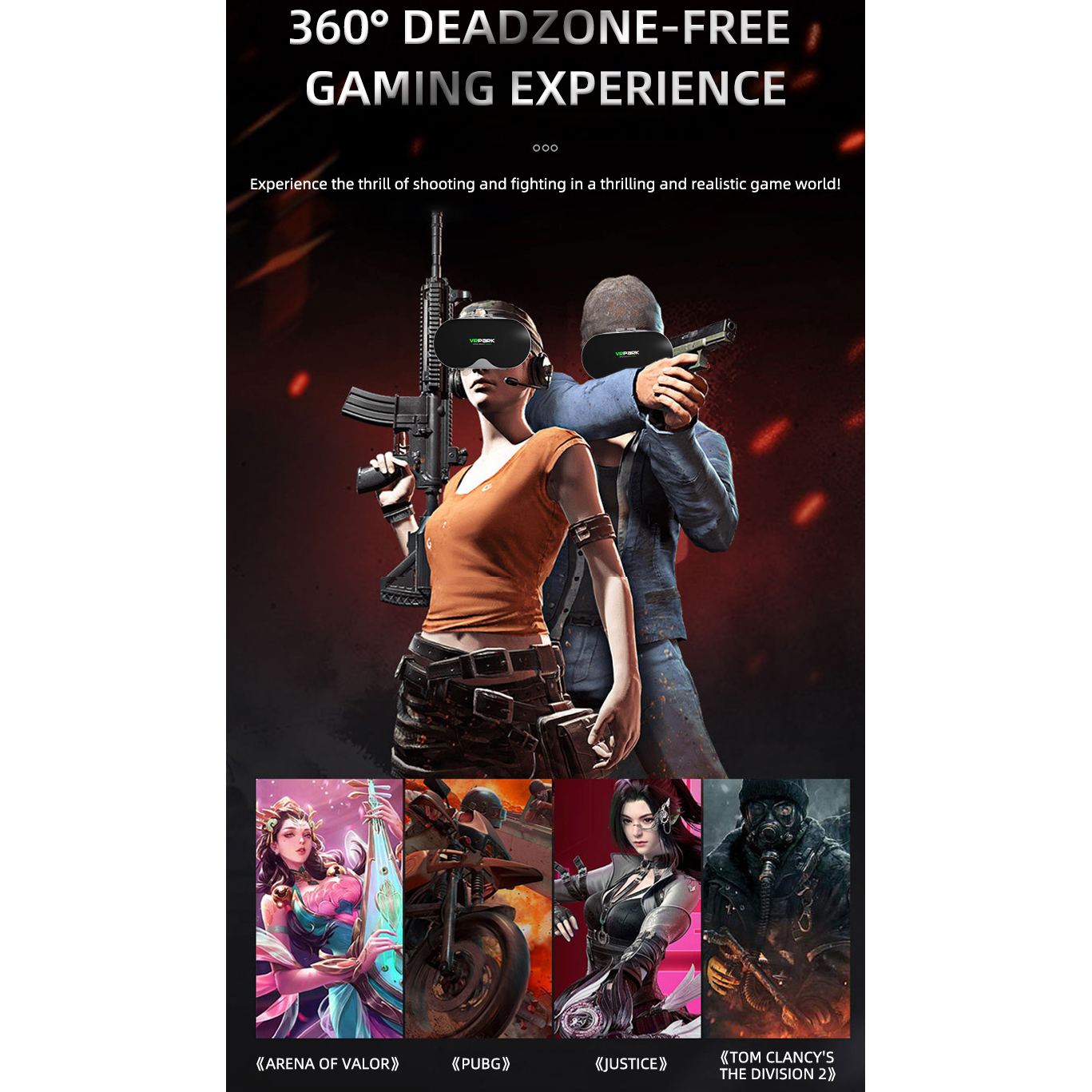 Virtual Reality 3D VR Glasses  - Gaming Accessories Vr 리뷰 및 가격