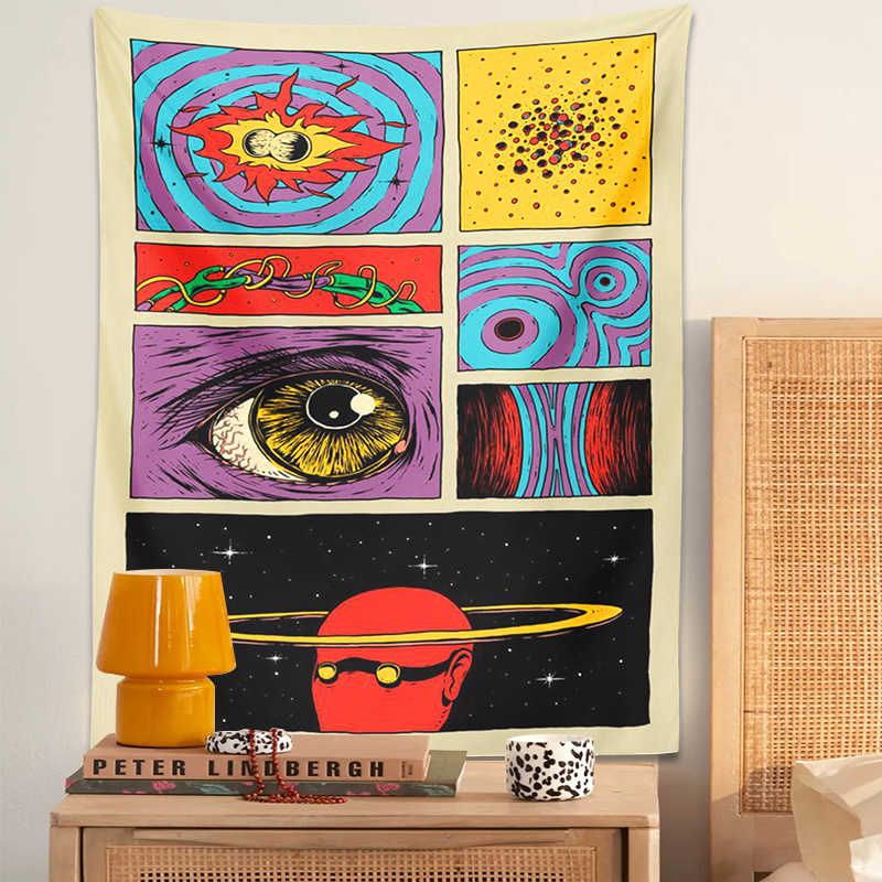VIKAMA Psychedelic Collage Art - Vintage Gaming Accessories 리뷰 및 가격