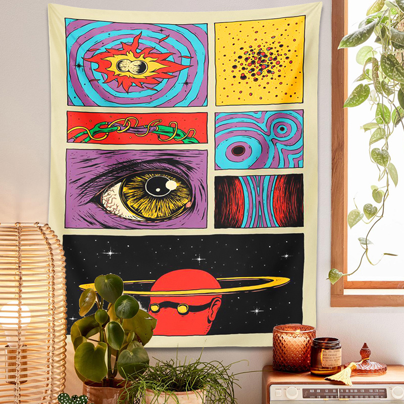 VIKAMA Psychedelic Collage Art - Vintage Gaming Accessories 리뷰 및 가격
