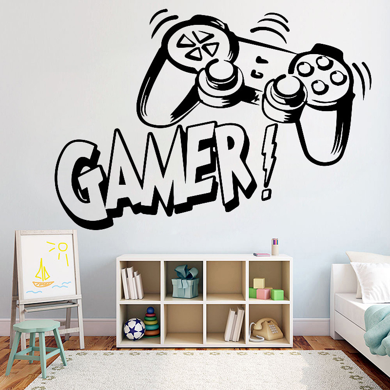 Wall Sticker for Kids Room  Vi - Gaming Accessories Wall 리뷰 및 가격