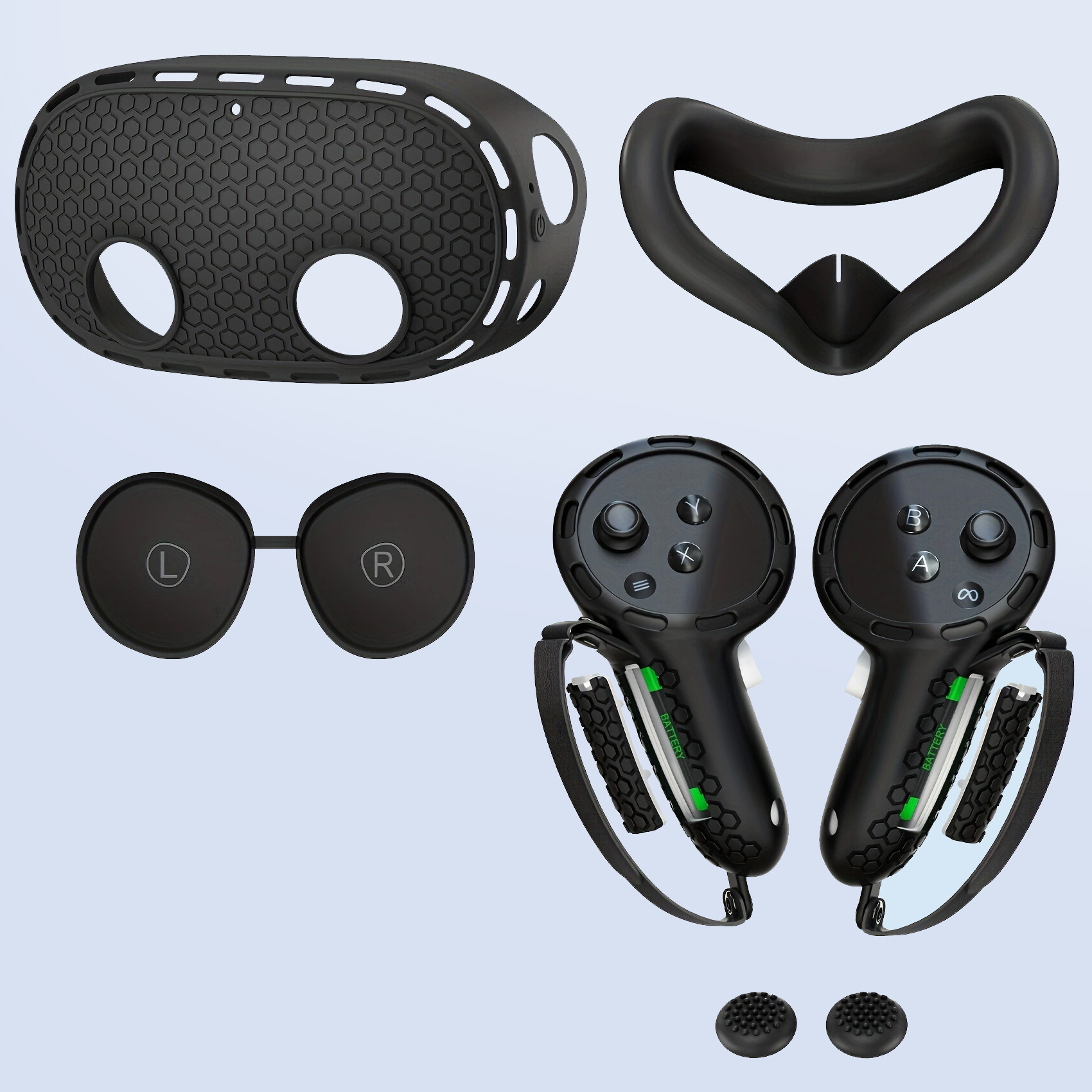 VR 6 in 1 Silicone Protective  - Controller Grip Cover 리뷰 및 가격