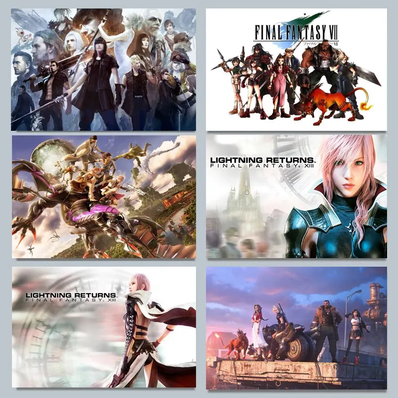Final Fantasy VII Vaporwave Ca - Gaming Accessories Wall 리뷰 및 가격