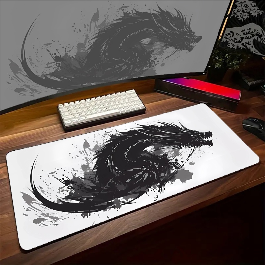 Mousepad Large Kawaii Dragon M - Gaming Accessories Pc Setup 리뷰 및 가격