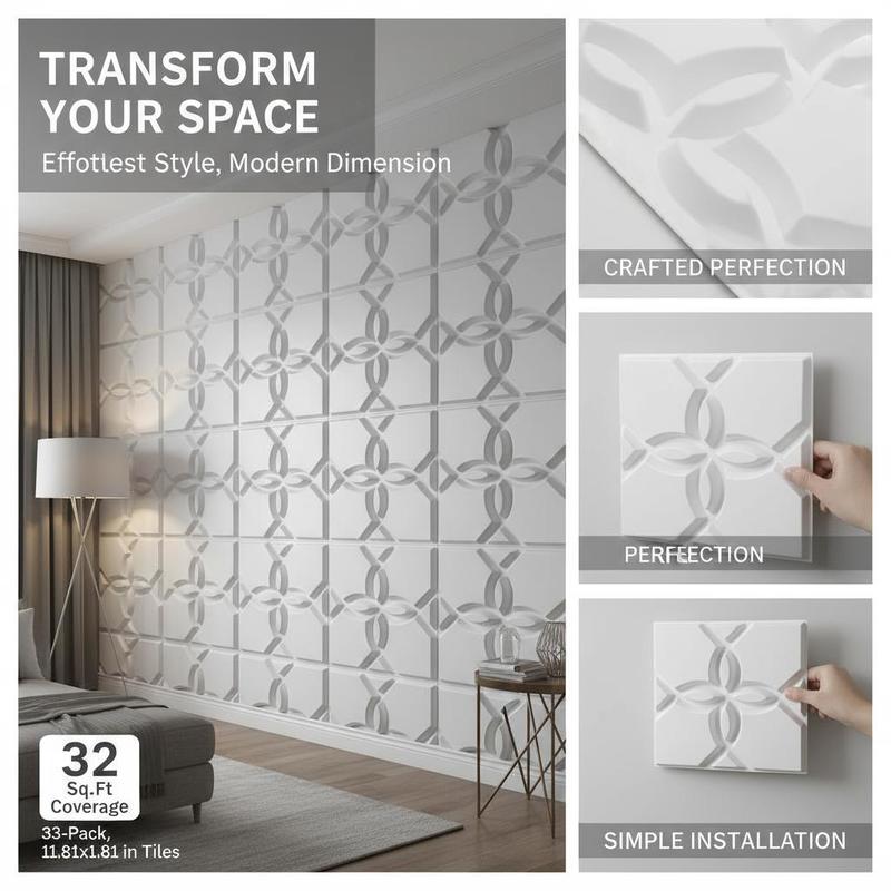 Mattet White Three-Dimensional - Gaming Accessories Wall 리뷰 및 가격