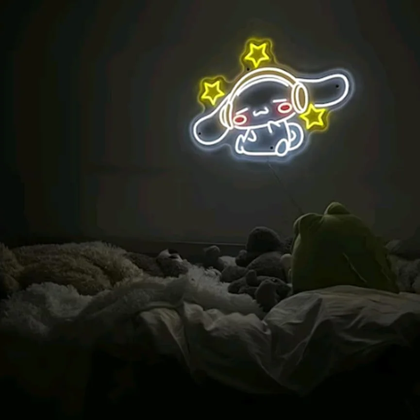 Cinnamoroll Headphones Neon Si - Gaming Accessories Wall 리뷰 및 가격
