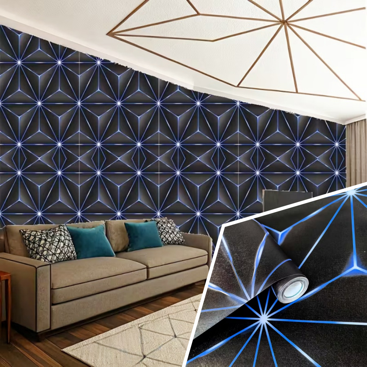 Papel Parede 3d Adhesive Self  - Gaming Accessories Wall 리뷰 및 가격