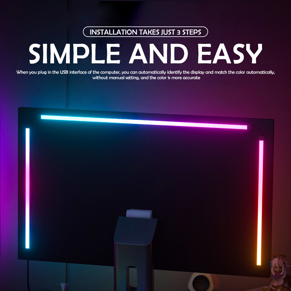 RGB Gaming Lights Strip Monito - Gaming Accessories Wall 리뷰 및 가격