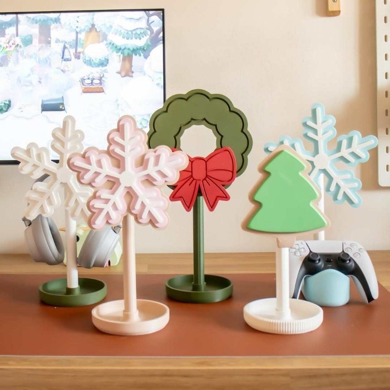 Snowflake Headphone Stand 3D P - Gaming Accessories To 3D Print 리뷰 및 가격