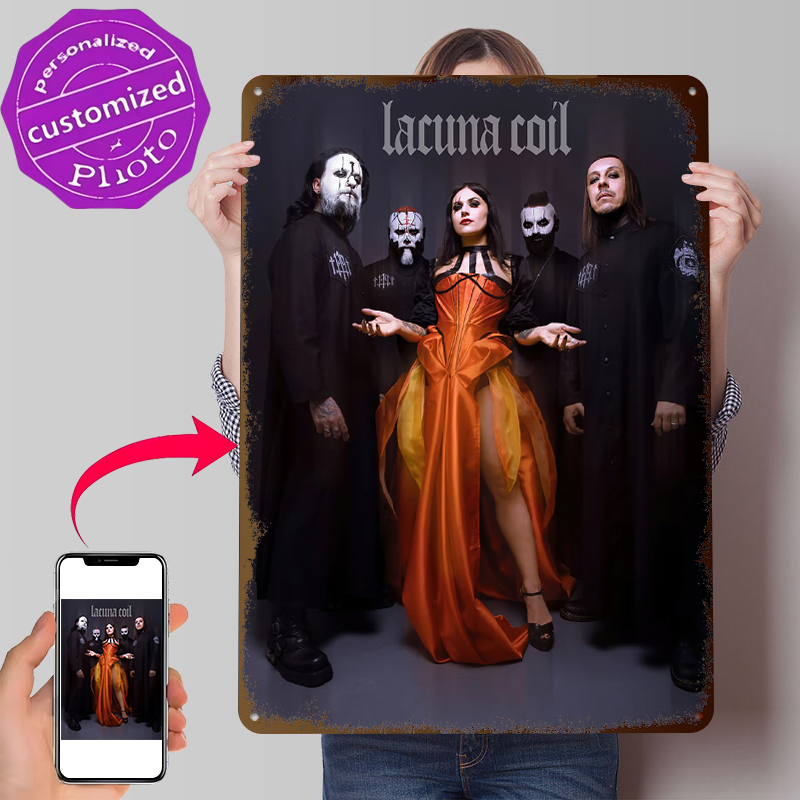 Lacuna Coil Band Portrait Tin  - Vintage Gaming Accessories 리뷰 및 가격