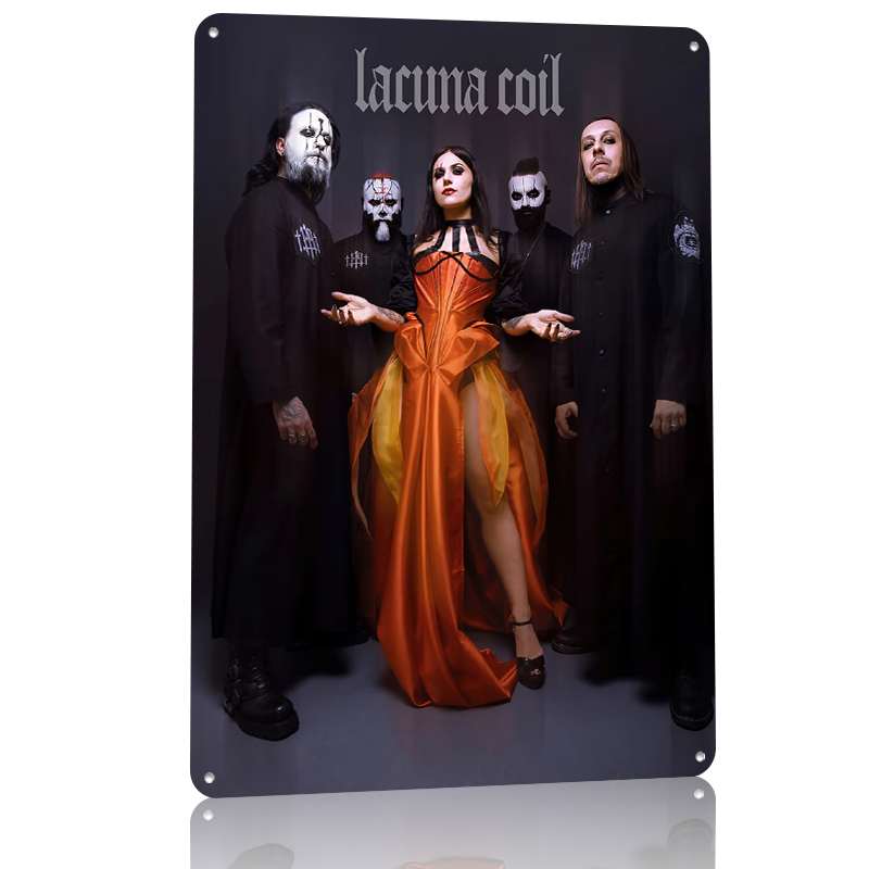 Lacuna Coil Band Portrait Tin  - Vintage Gaming Accessories 리뷰 및 가격