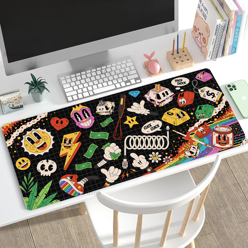 Graffiti Mausepad Office Rug D - Gaming Accessories Pc Setup 리뷰 및 가격