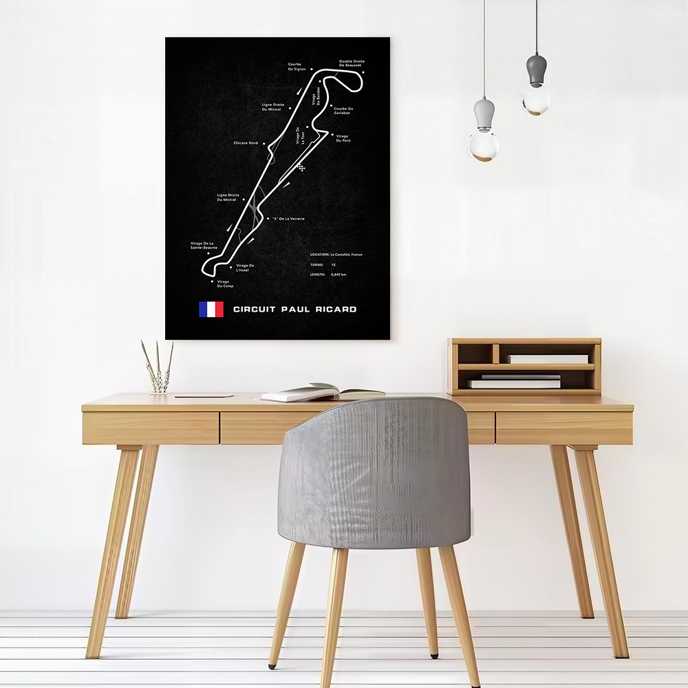 Circuit Paul Ricard Canvas Wal - Gaming Accessories Wall 리뷰 및 가격