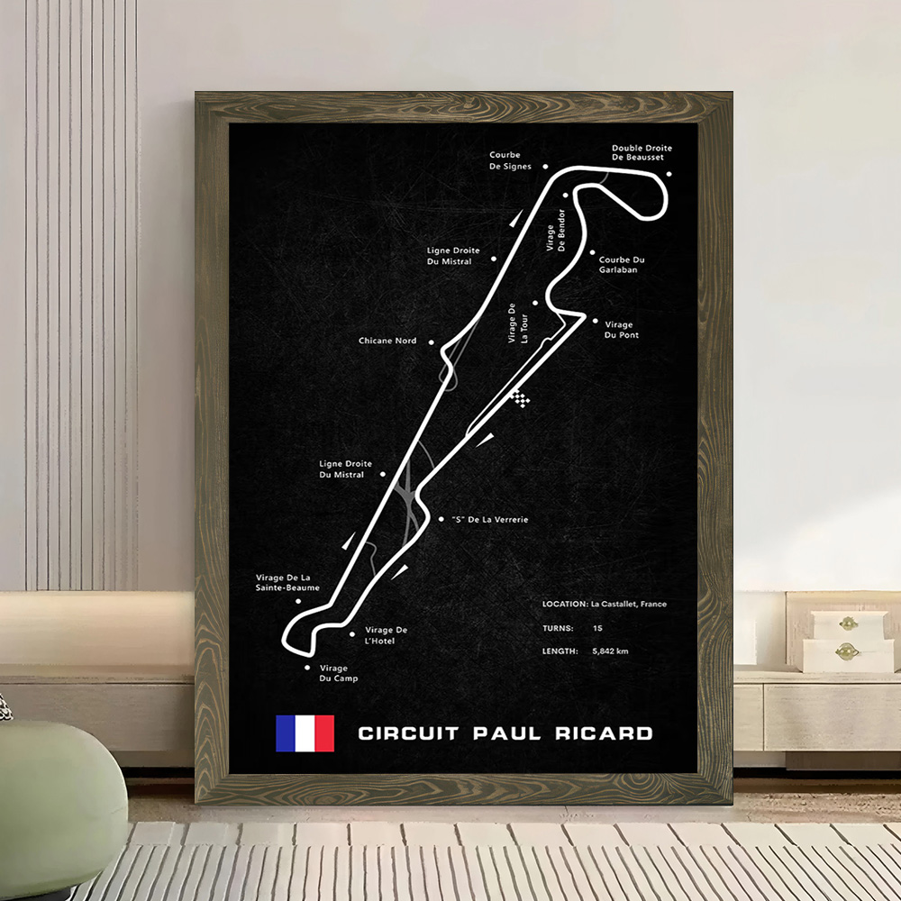 Circuit Paul Ricard Canvas Wal - Gaming Accessories Wall 리뷰 및 가격