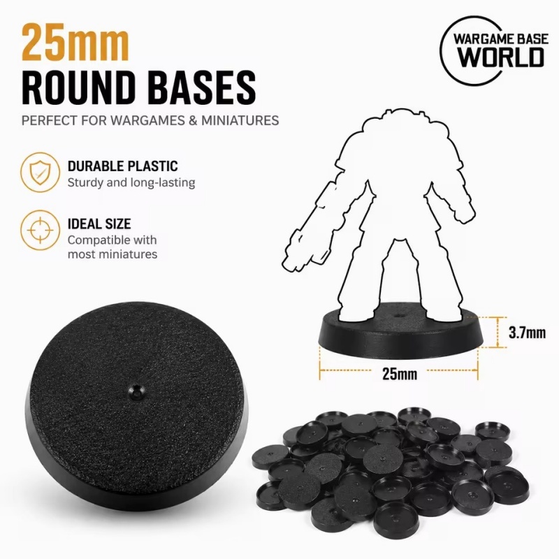 25mm Round Plastic Bases For G - Gaming Accessories For Table 리뷰 및 가격