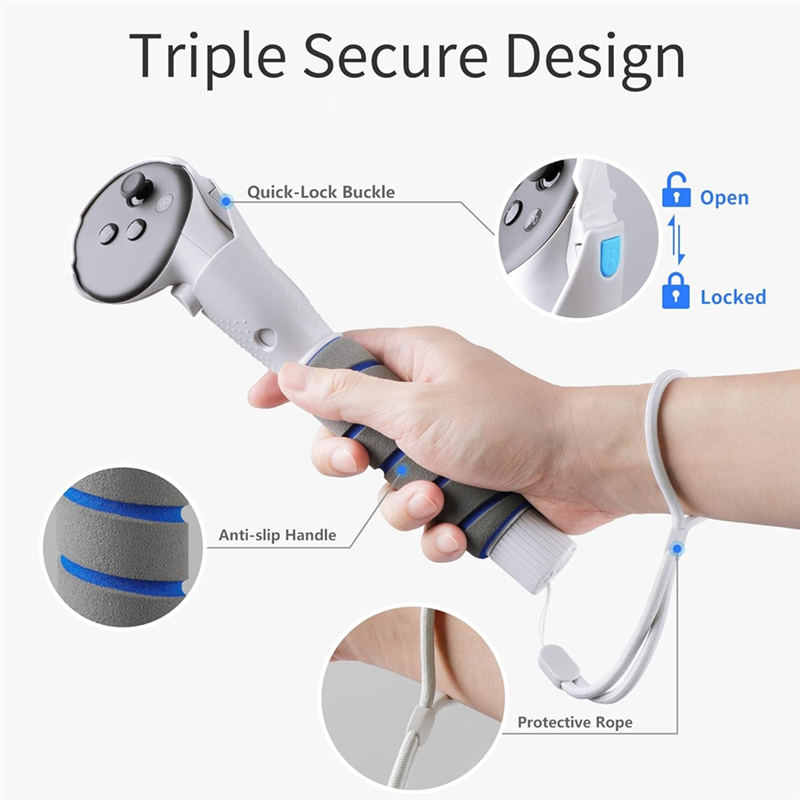 SUNRI-Long Arms Grips VR Gamin - Gaming Accessories To Have 리뷰 및 가격