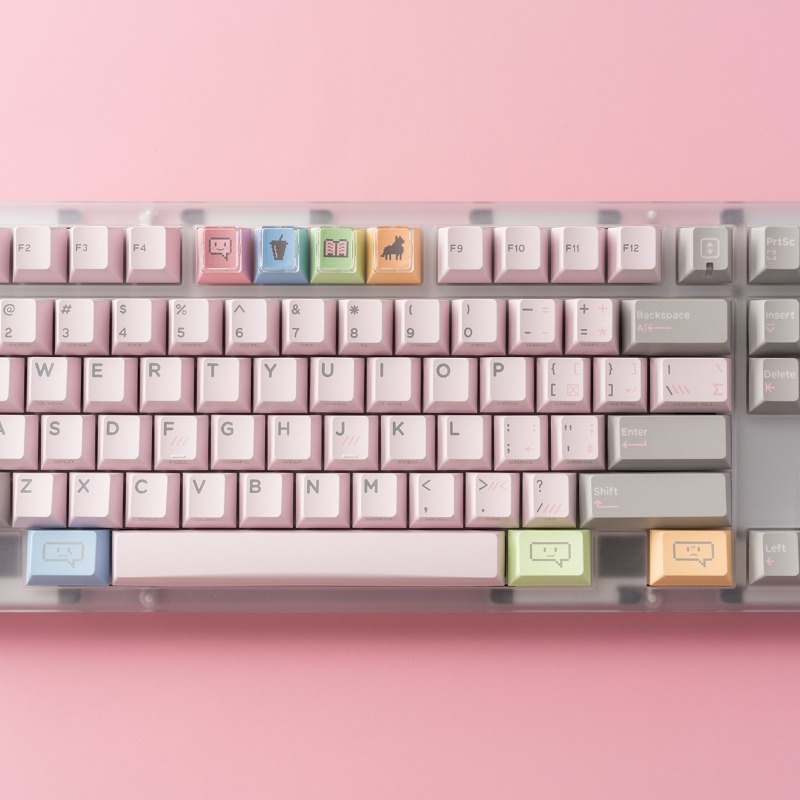 Shy Pink Vintage Theme Keycaps - Vintage Gaming Accessories 리뷰 및 가격