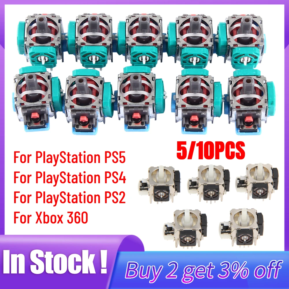 10/5pcs 3D Analog Joystick Sti - Gaming Controllers Xbox Accessories 리뷰 및 가격