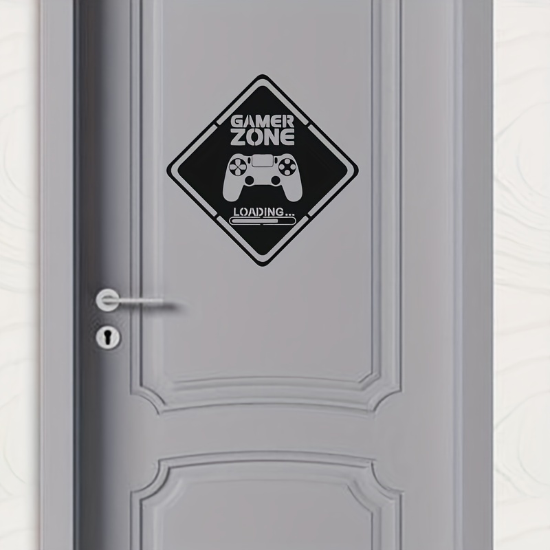1pc Gamer Zone Door Decal Wall - Gaming Accessories Wall 리뷰 및 가격