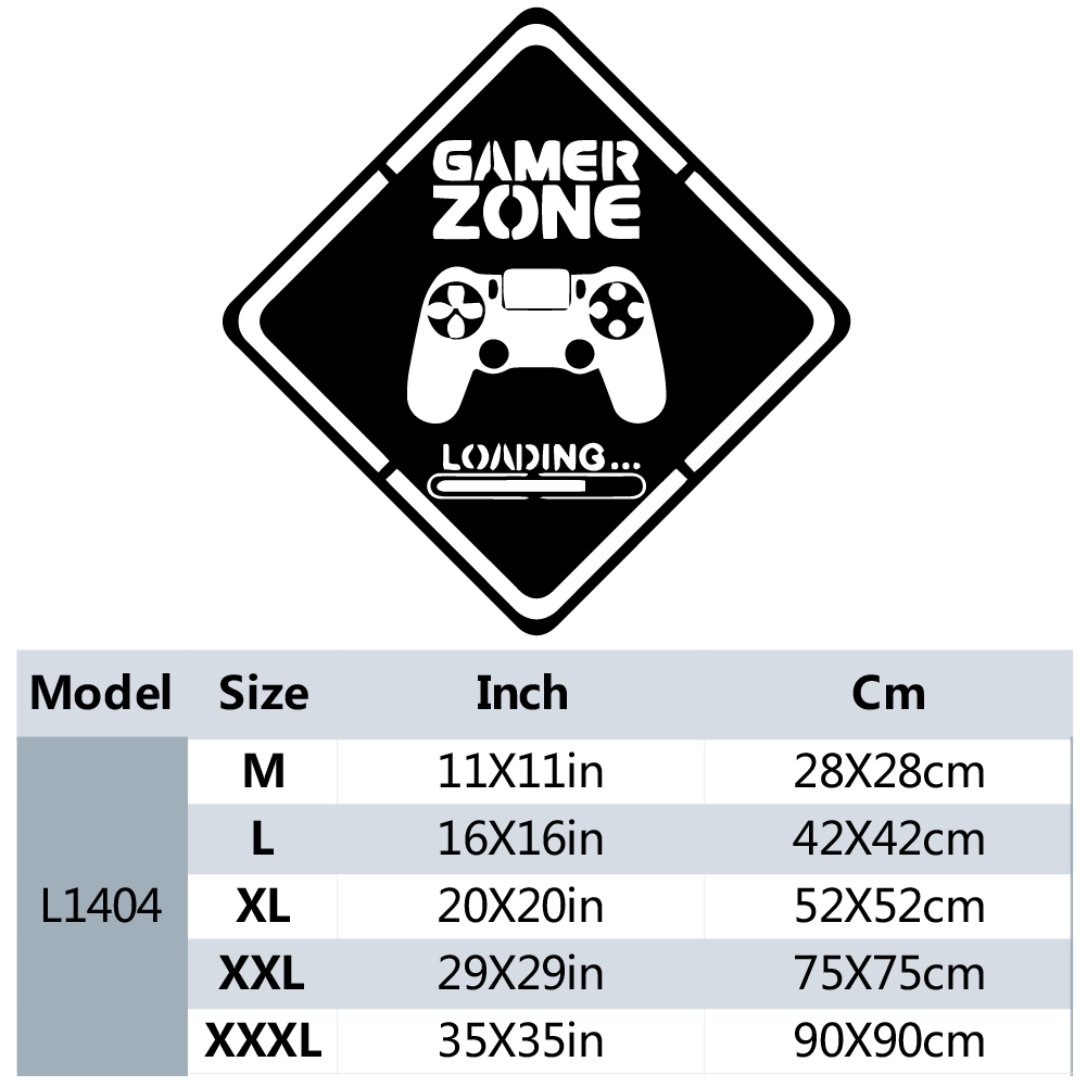 1pc Gamer Zone Door Decal Wall - Gaming Accessories Wall 리뷰 및 가격