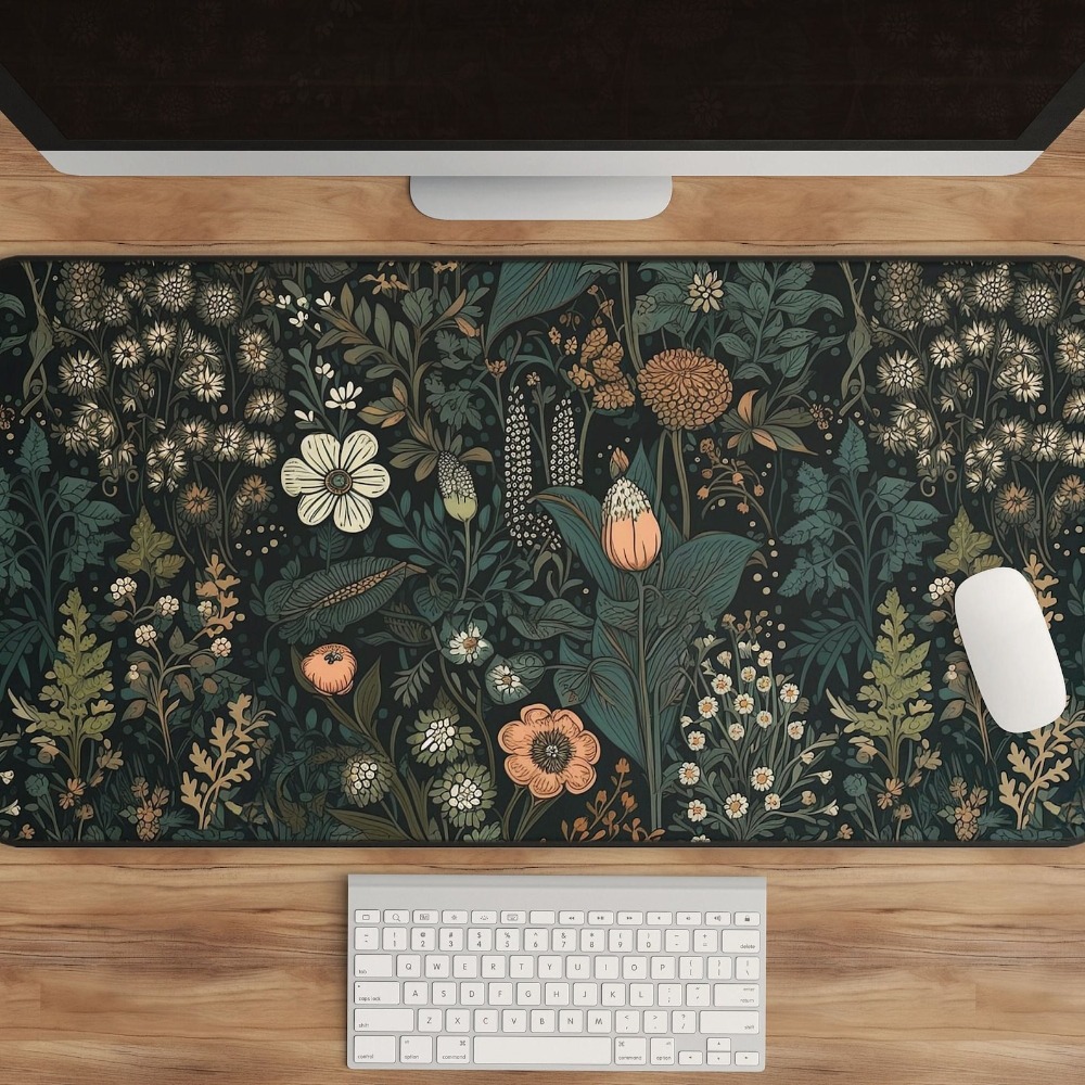 Dark Cottagecore Mat, Floral D - Vintage Gaming Accessories 리뷰 및 가격