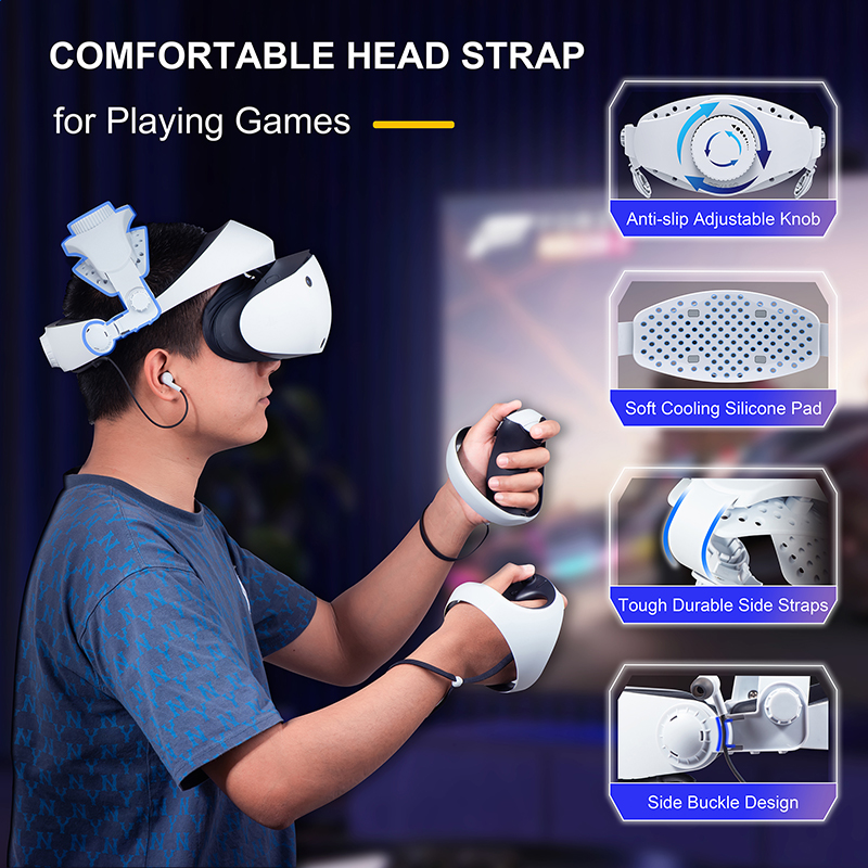 Adjustable Head Strap For PS V - Gaming Accessories Vr 리뷰 및 가격