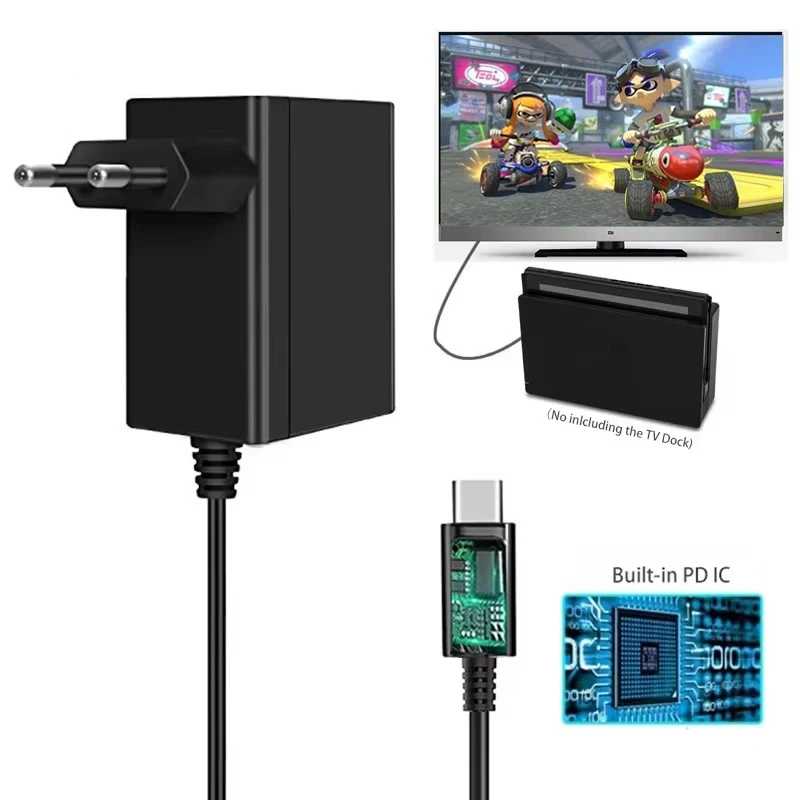 EU US UK Plug Adapter for AC C - Gaming Accessories Wall 리뷰 및 가격