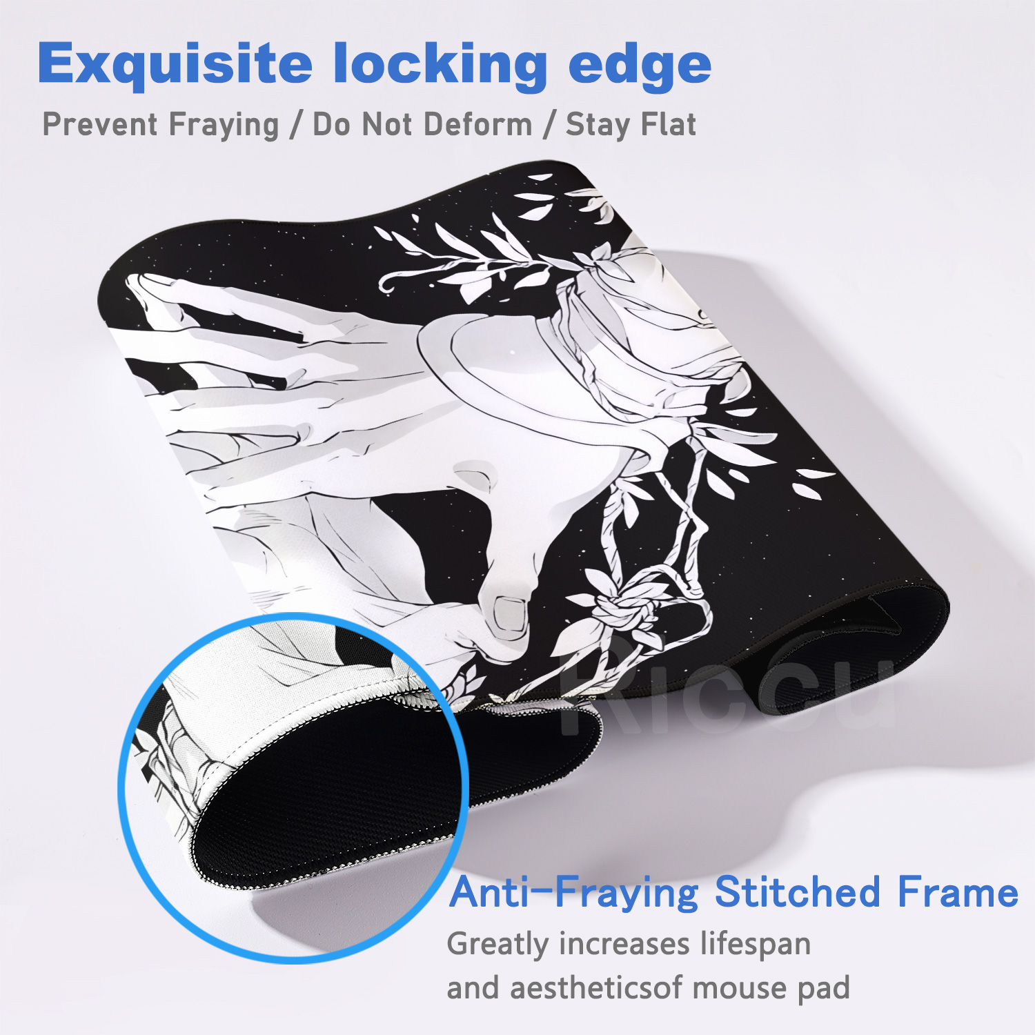 HD Large Black White XXL Gothi - Gaming Accessories Pc Setup 리뷰 및 가격