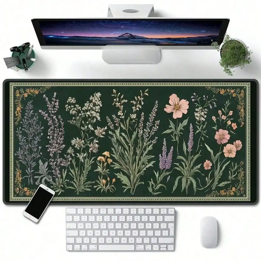 1pc Plant & Floral Pattern Des - Vintage Gaming Accessories 리뷰 및 가격